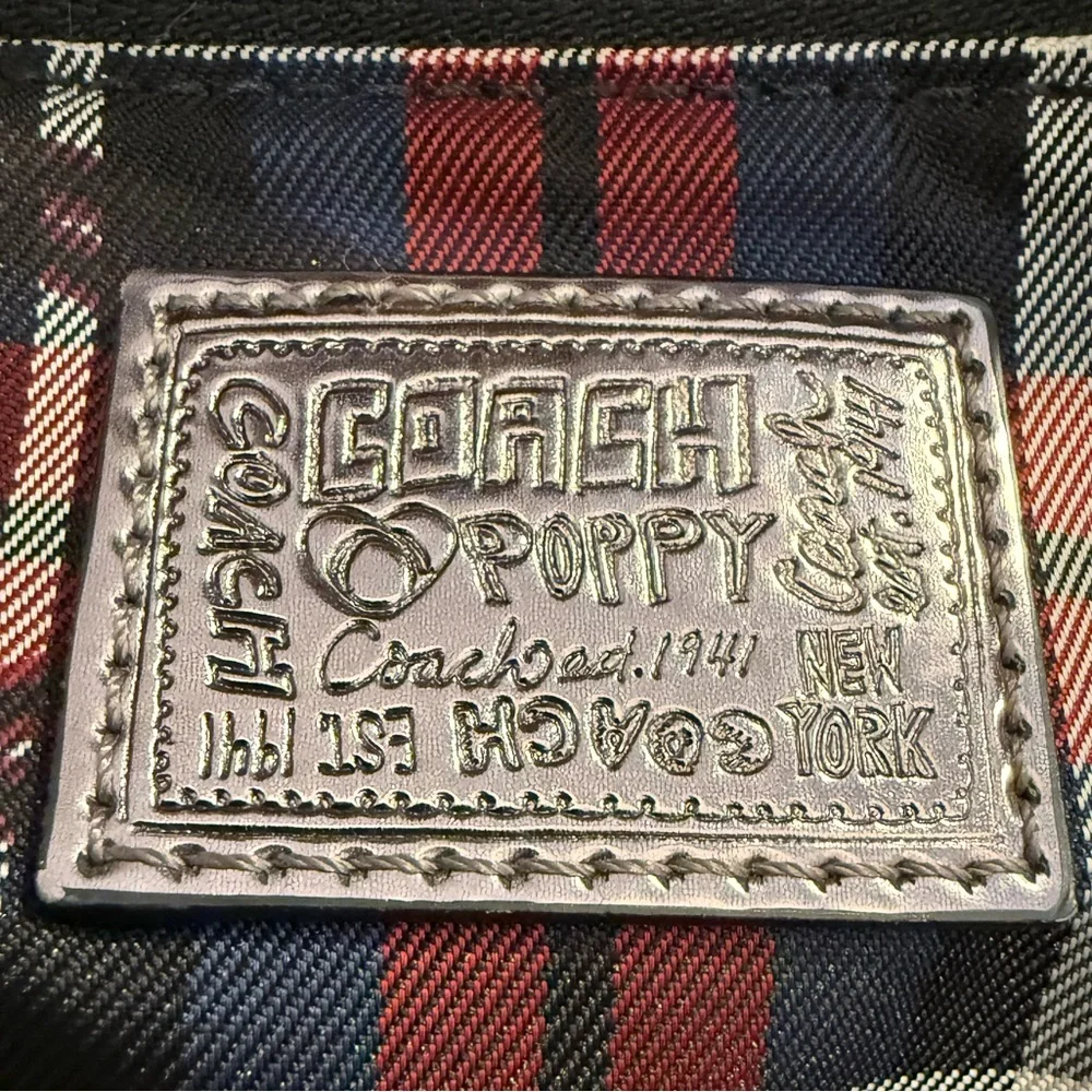 Coach Poppy Tartan Plaid Shoulder Bag - Picture 5 of 15